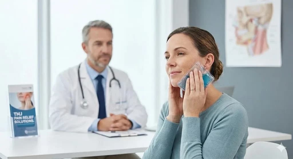 Patient at TMJ consultation